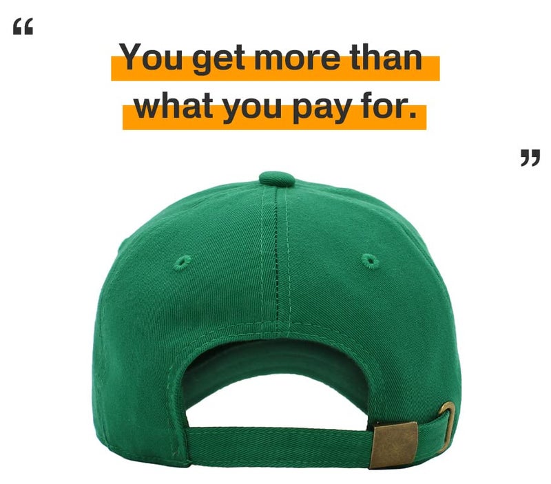 KBETHOS KB-LOW KGN Classic Cotton Dad Hat Adjustable Plain Cap. Polo Style Low Profile (Unstructured) (Classic) Kelly Green Adjustable - Image 5